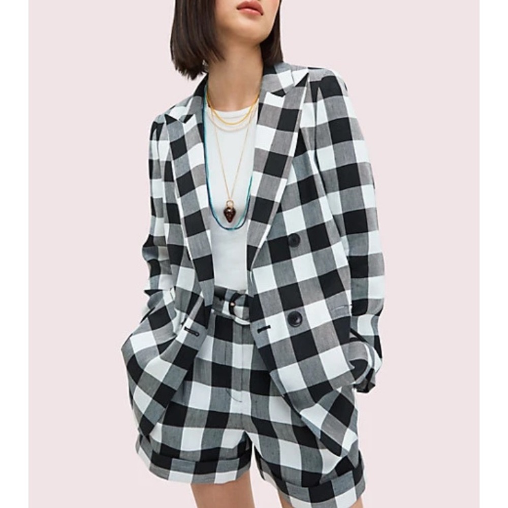 Kate Spade Gingham Blazer